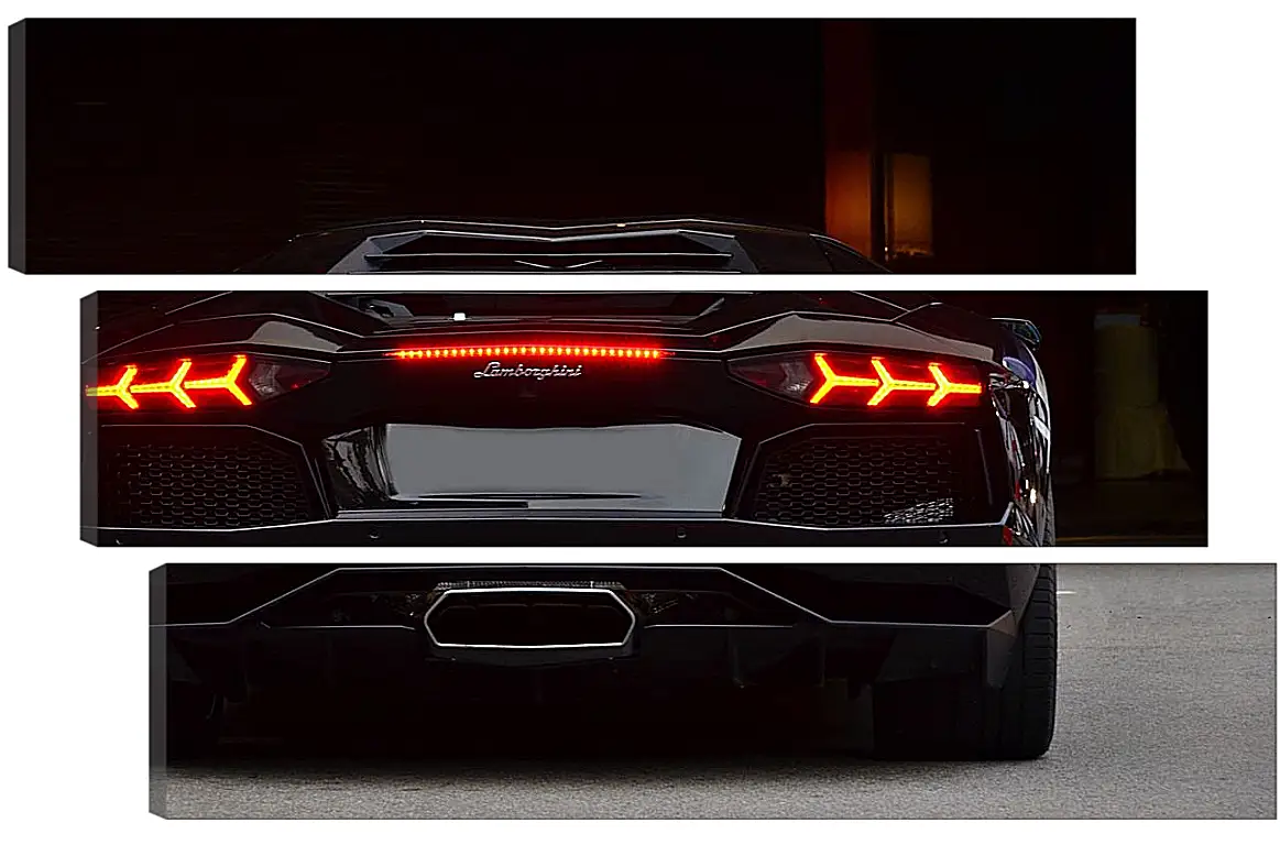 Модульная картина - Lamborghini Aventador