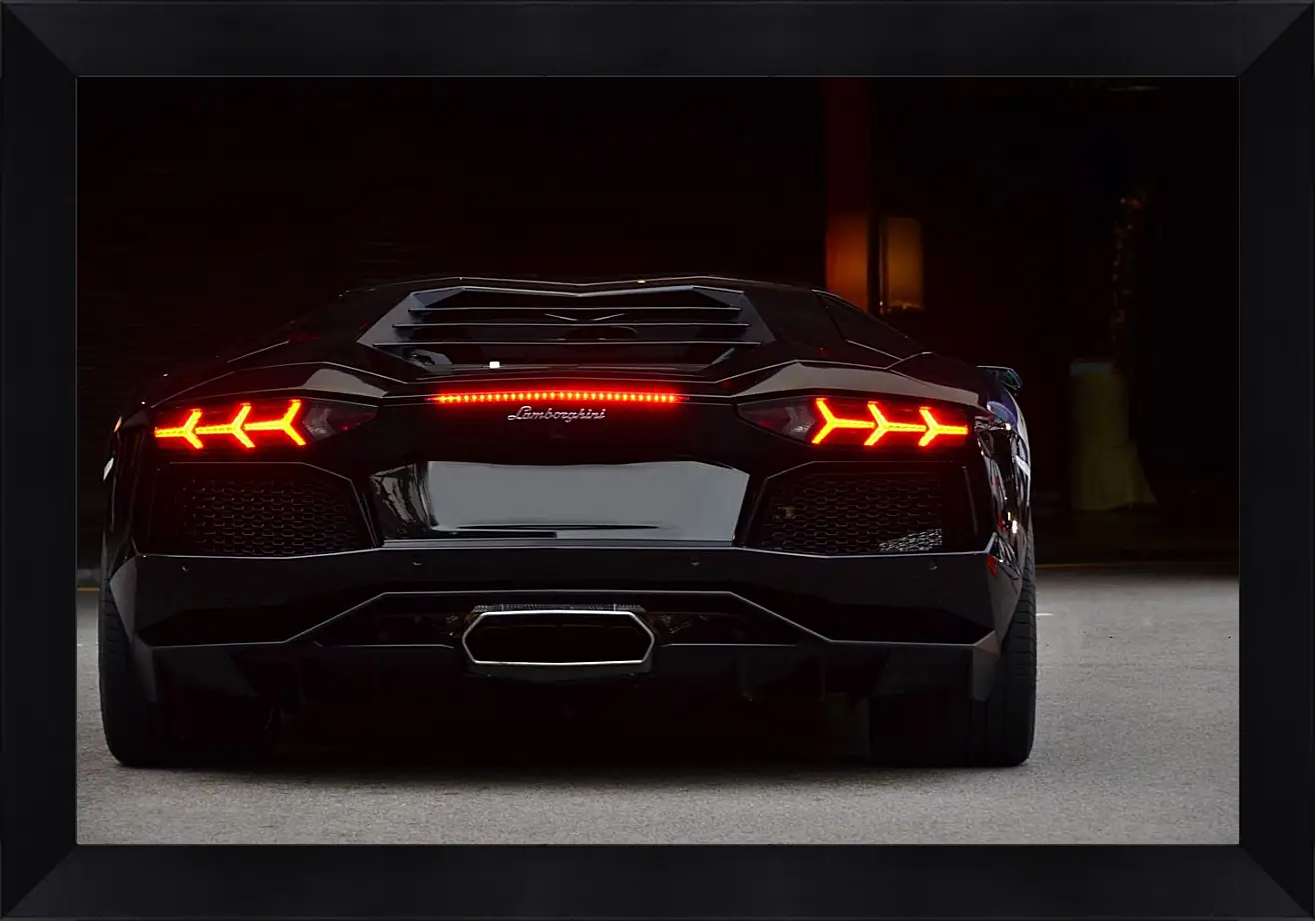 Картина в раме - Lamborghini Aventador