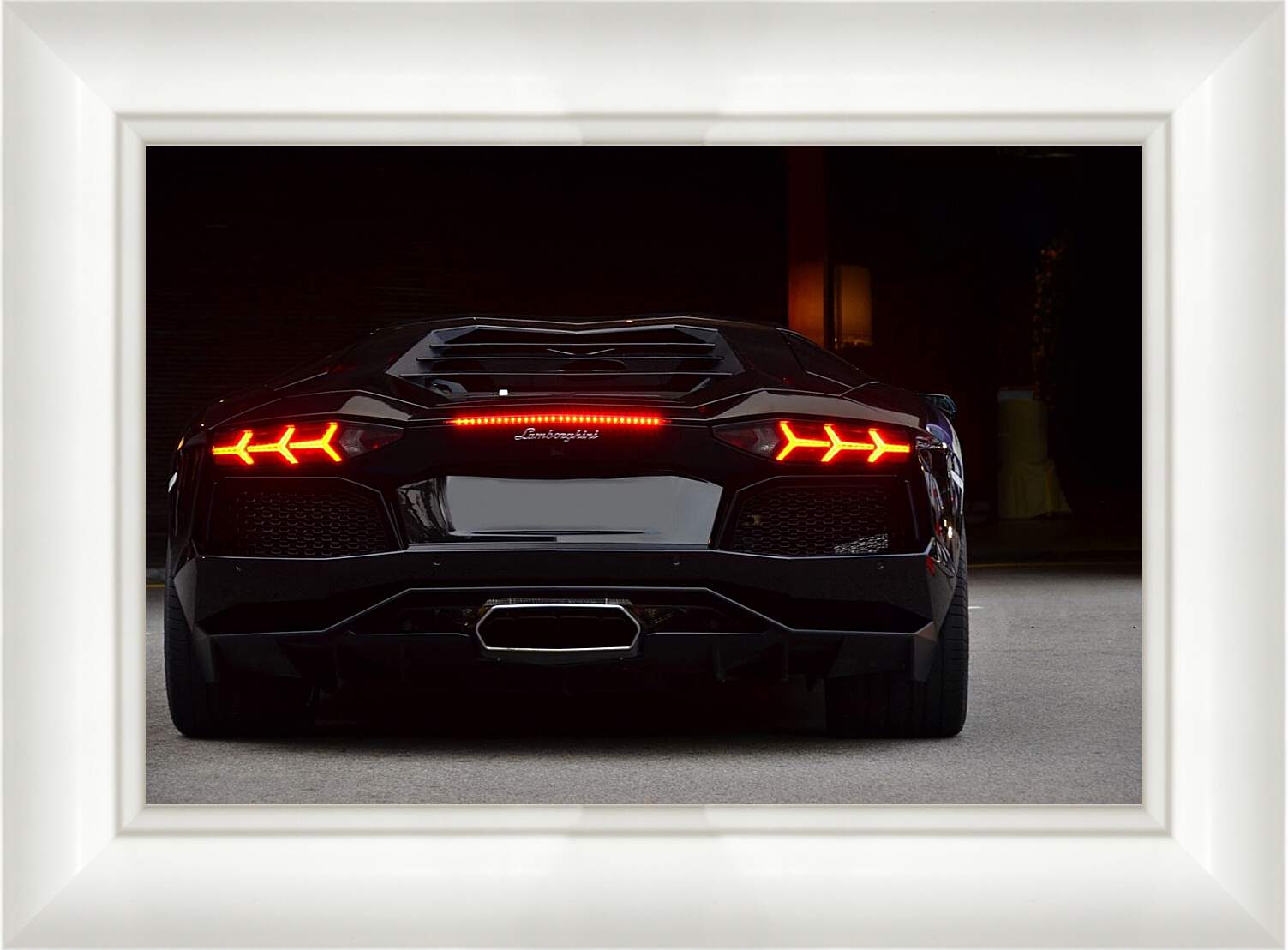 Картина в раме - Lamborghini Aventador