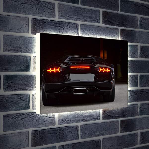 Лайтбокс световая панель - Lamborghini Aventador