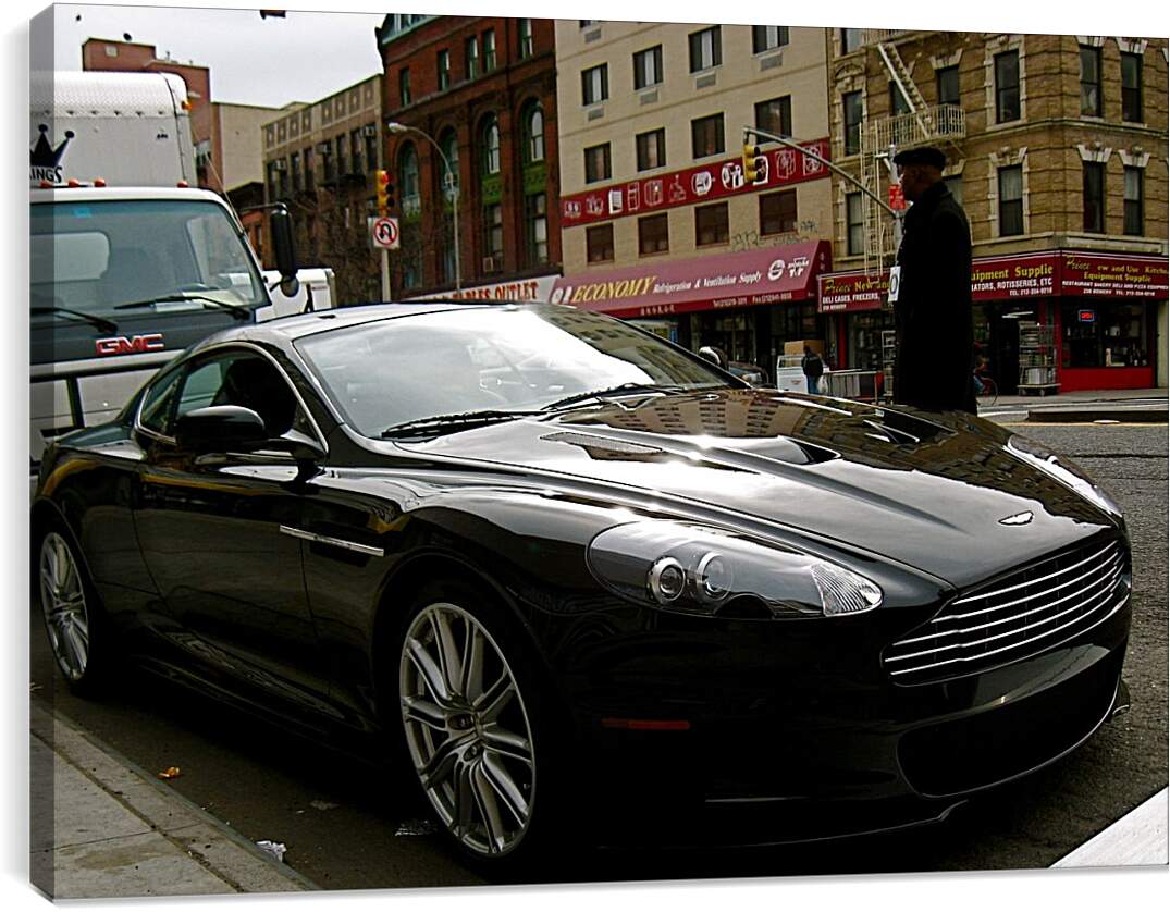 Постер и плакат - Черный Aston Martin