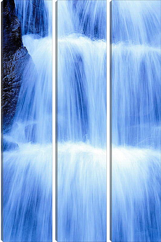 Модульная картина - Каскад водопадов
