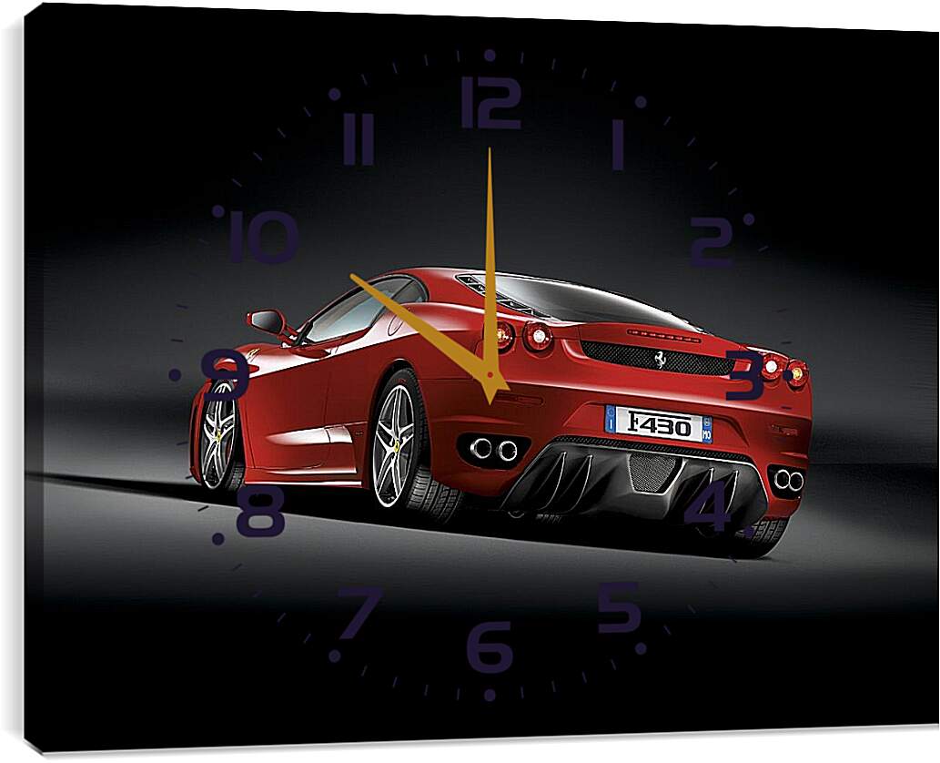 Часы картина - Ferrari F430