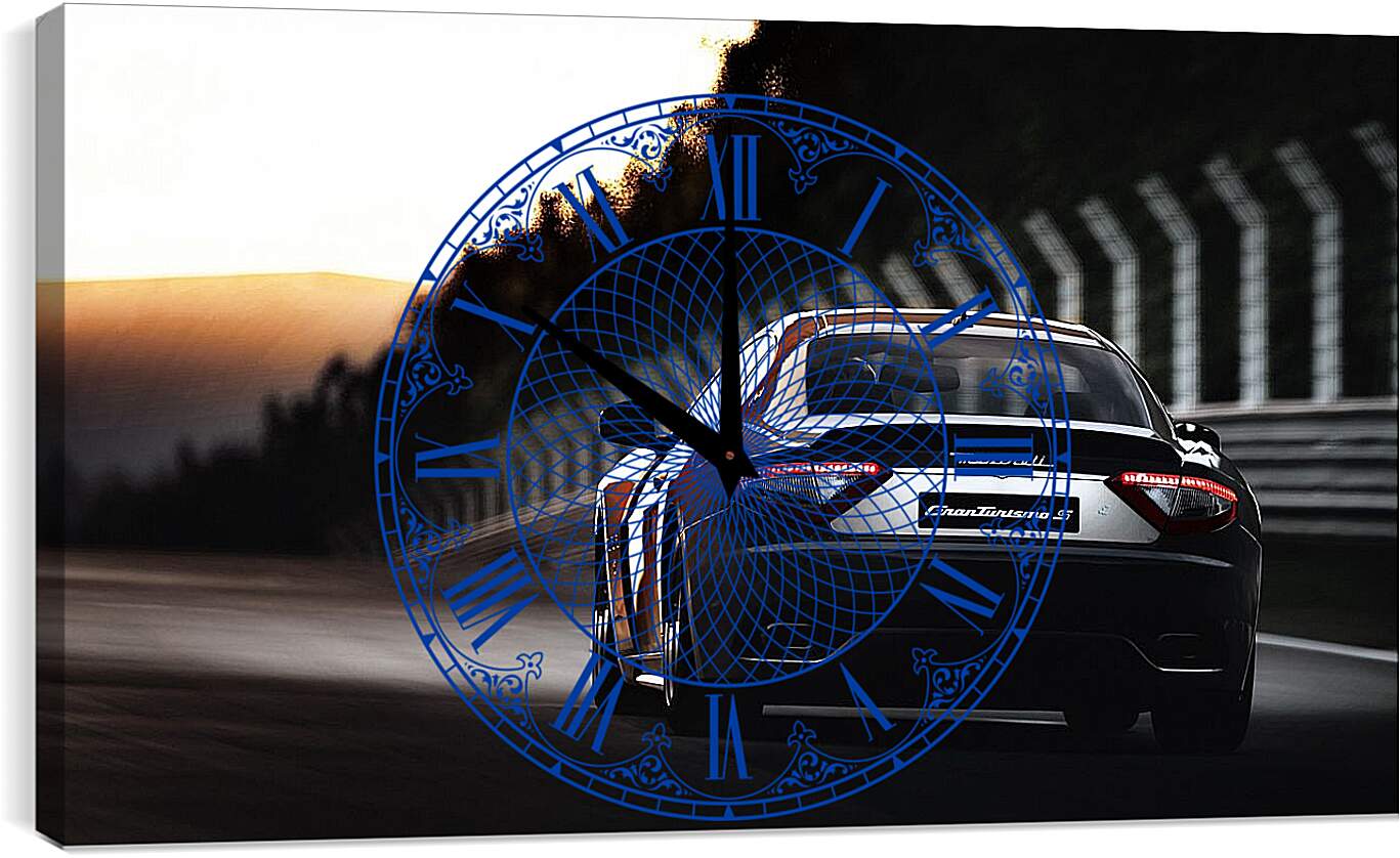 Часы картина - Maserati granturismo