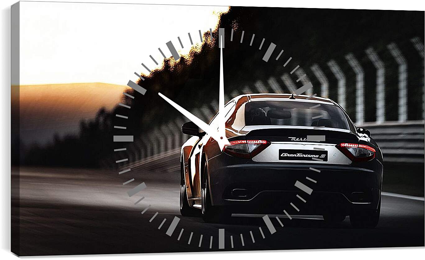 Часы картина - Maserati granturismo