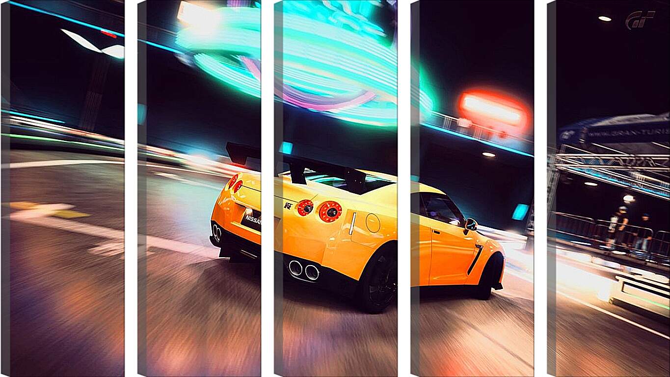 Модульная картина - Nissan GTR