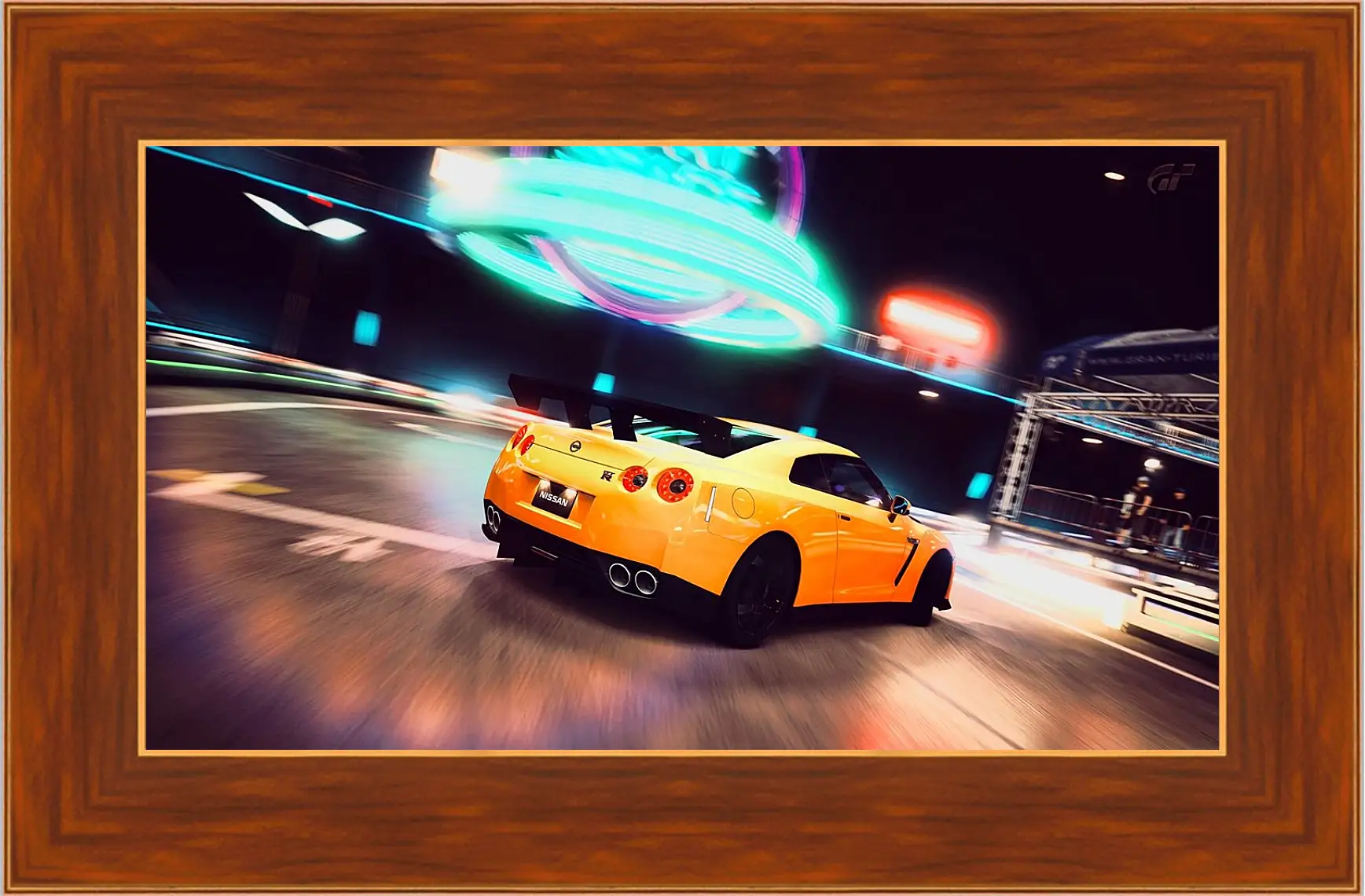 Картина в раме - Nissan GTR