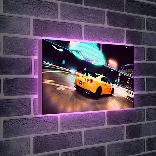 Лайтбокс световая панель - Nissan GTR