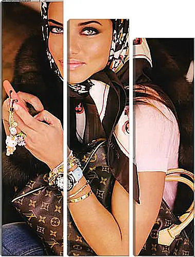 Модульная картина - Adriana Lima - Адриана Лима
