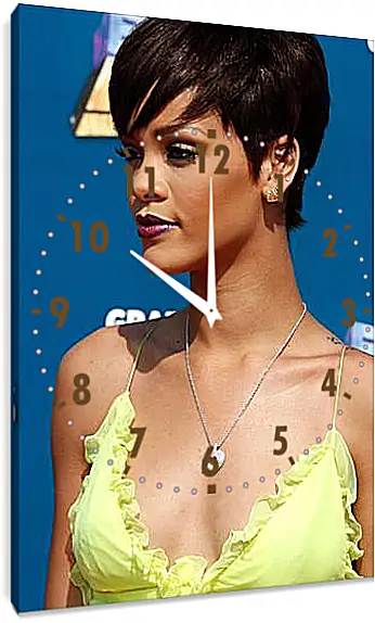 Часы картина - Rihanna Fenty - Рианна Фент

