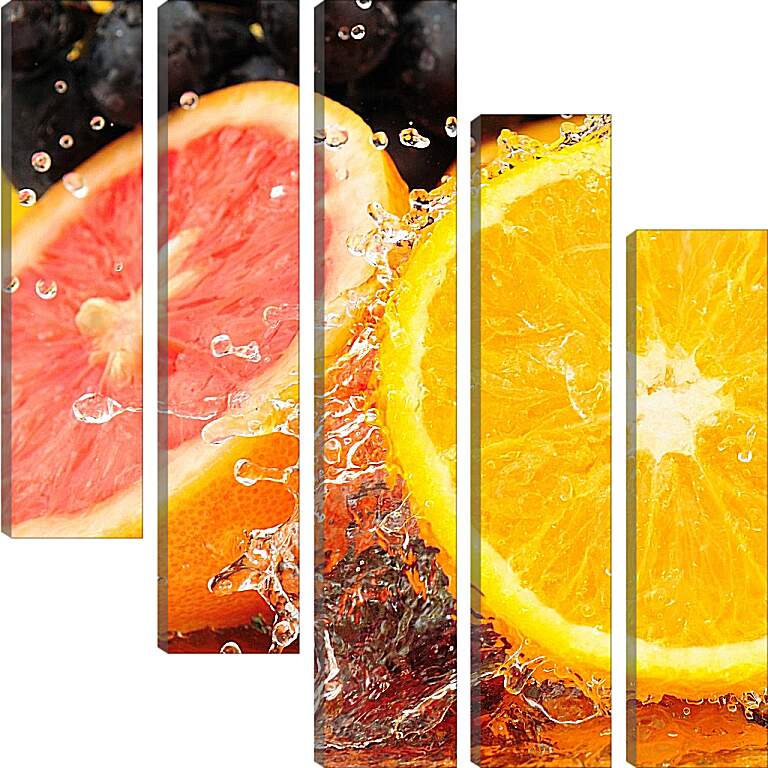Модульная картина - Грейпфрут и апельсин