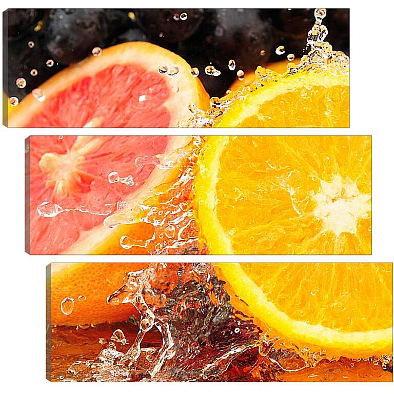 Модульная картина - Грейпфрут и апельсин