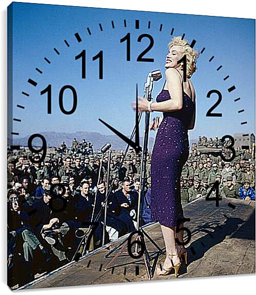 Часы картина - Marilyn Monroe - Мэрилин Монро
