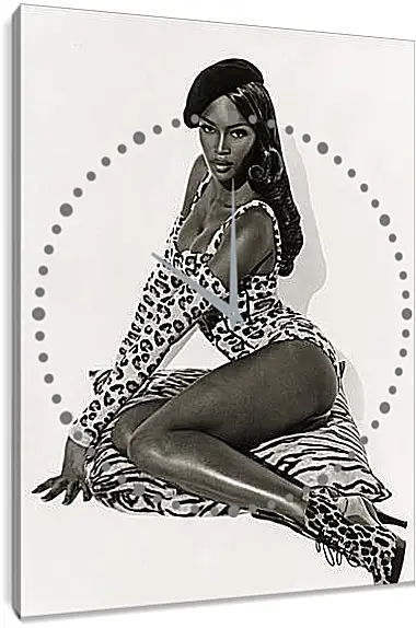 Часы картина - Naomi Campbell - Наоми Кэмпбелл
