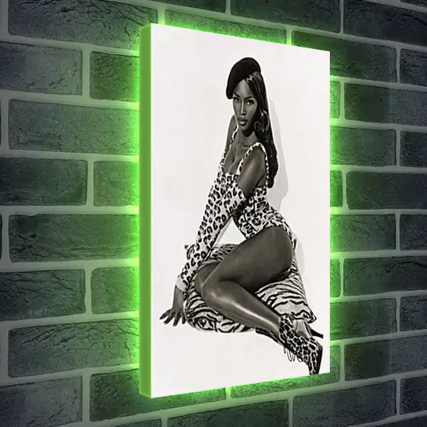 Лайтбокс световая панель - Naomi Campbell - Наоми Кэмпбелл
