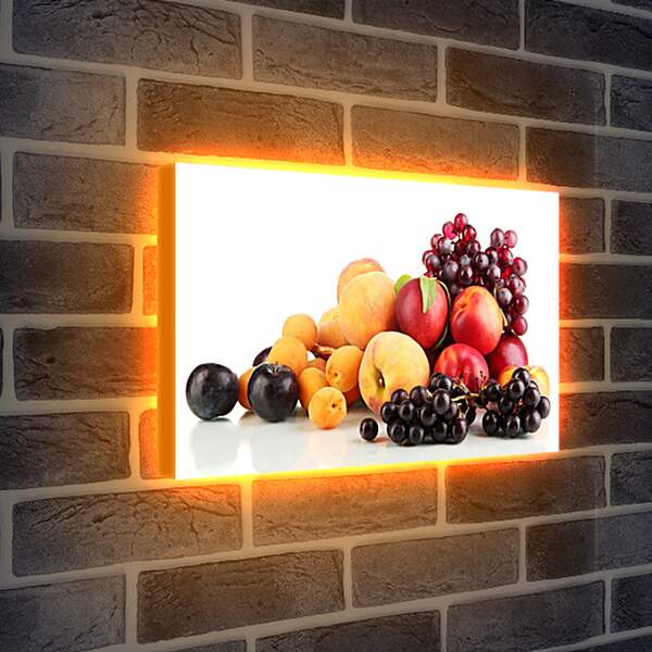 Лайтбокс световая панель - Фрукты и ягоды