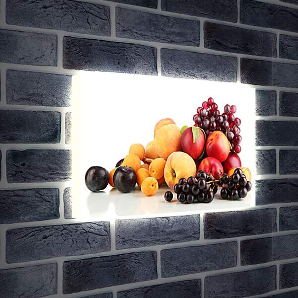 Лайтбокс световая панель - Фрукты и ягоды