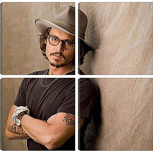 Модульная картина - Johnny Depp - Джонни Депп