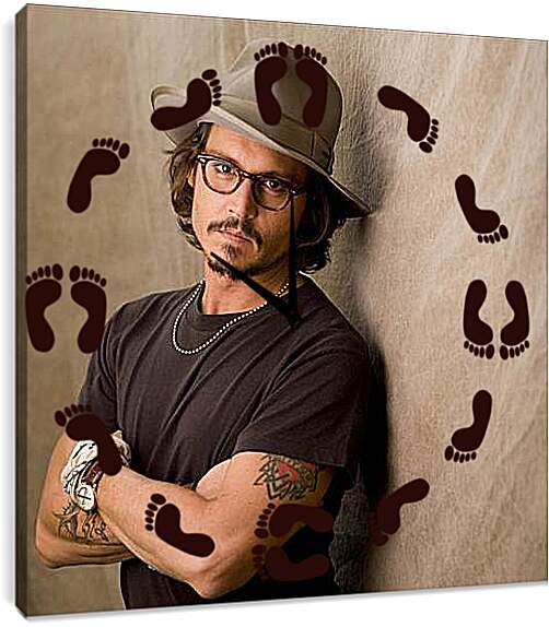 Часы картина - Johnny Depp - Джонни Депп