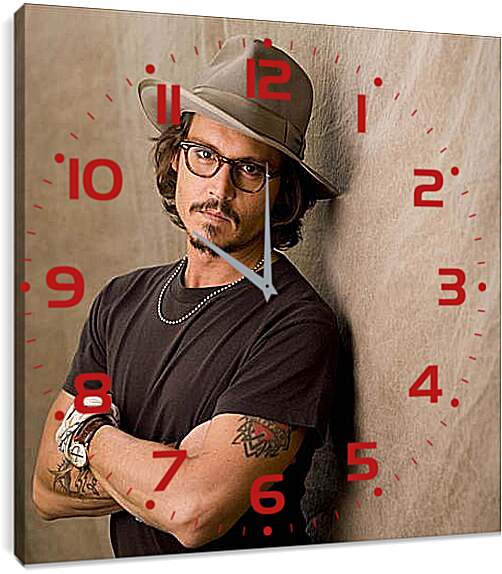 Часы картина - Johnny Depp - Джонни Депп