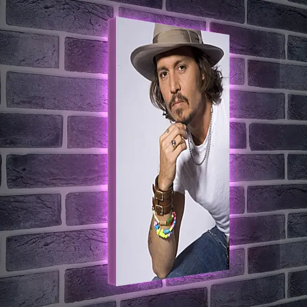 Лайтбокс световая панель - Johnny Depp - Джонни Депп
