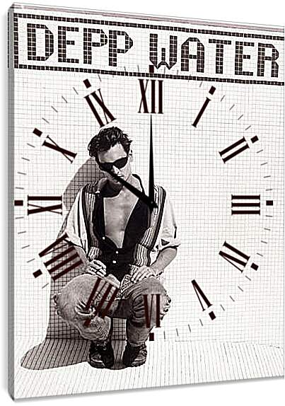 Часы картина - Johnny Depp - Джонни Депп
