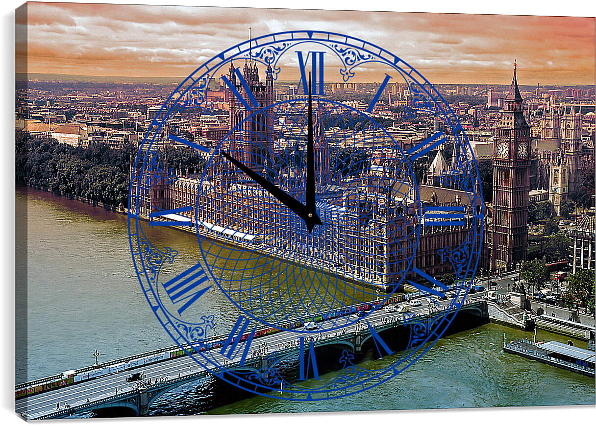 Часы картина - Лондон. Биг-Бен.