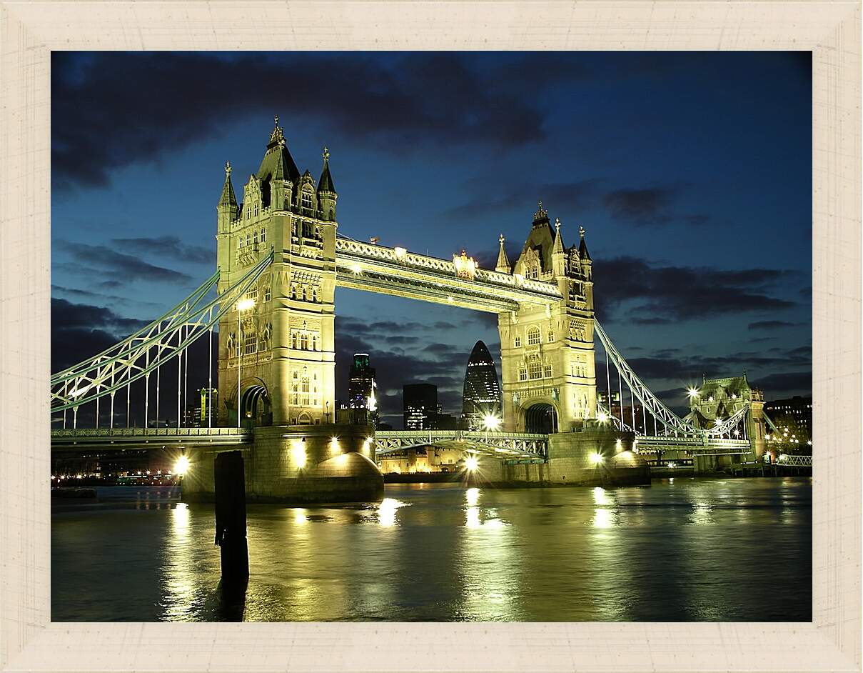Картина в раме - Лондон. Тауэрский мост.
