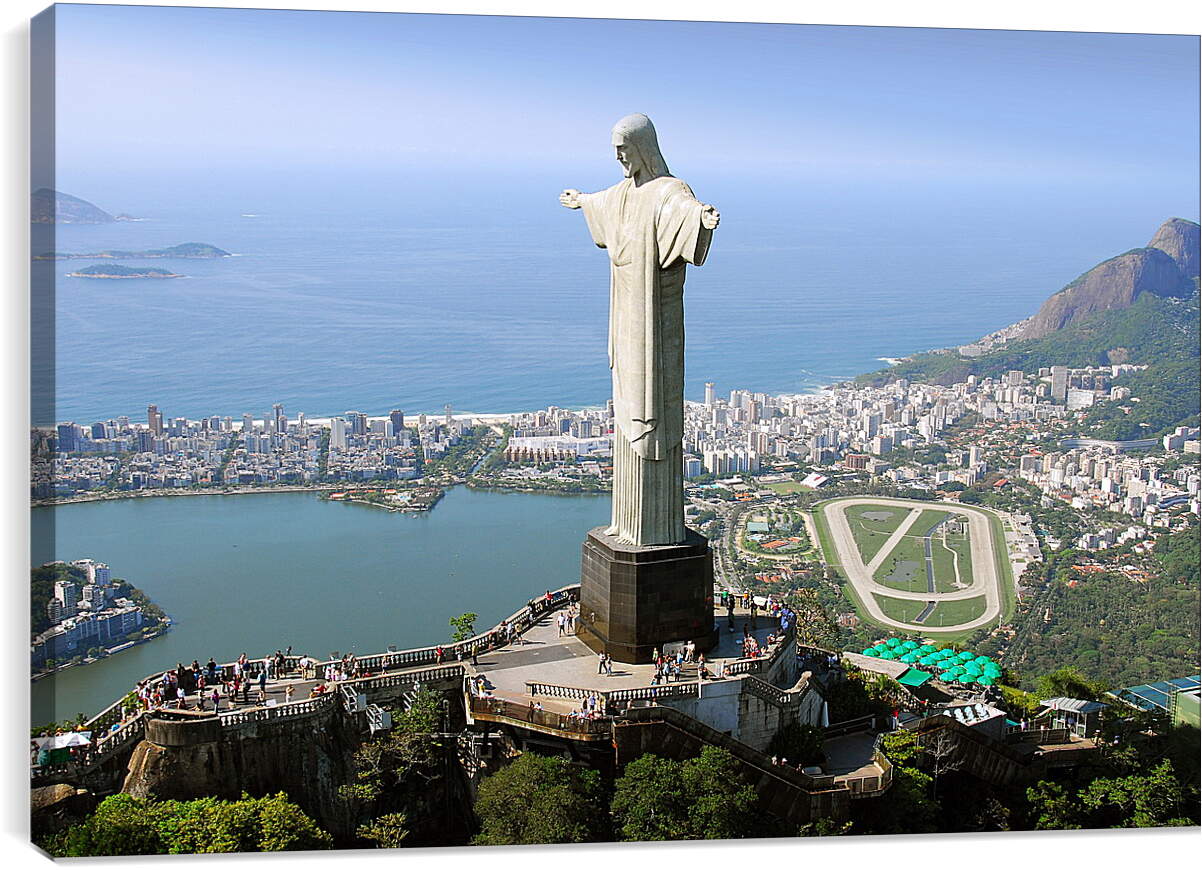 Постер и плакат - Статуя Христа в Рио-де-Жанейро
