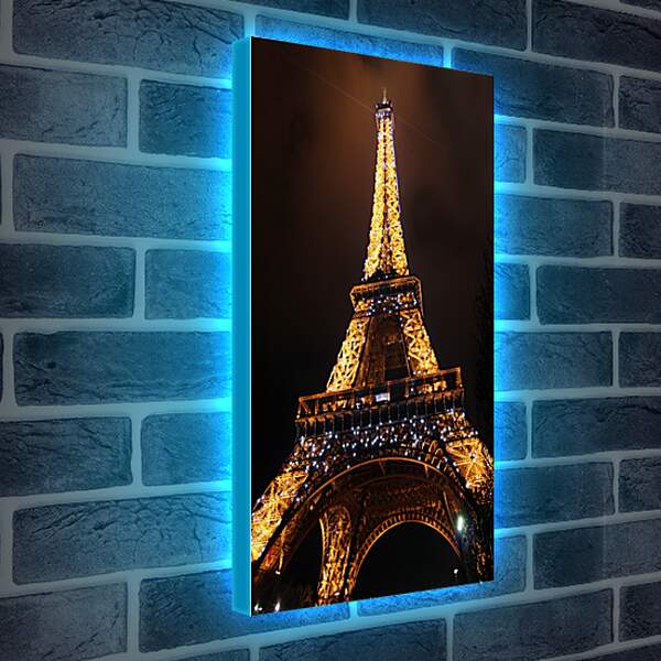 Лайтбокс световая панель - Париж. Эйфелева башня.