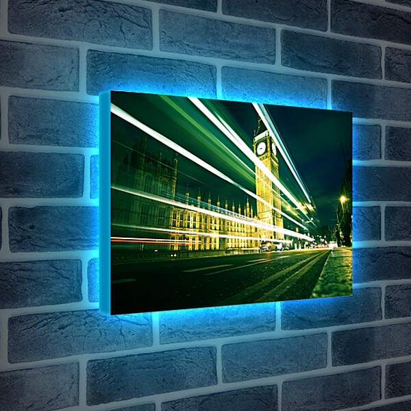 Лайтбокс световая панель - Лондон. Биг-Бен.