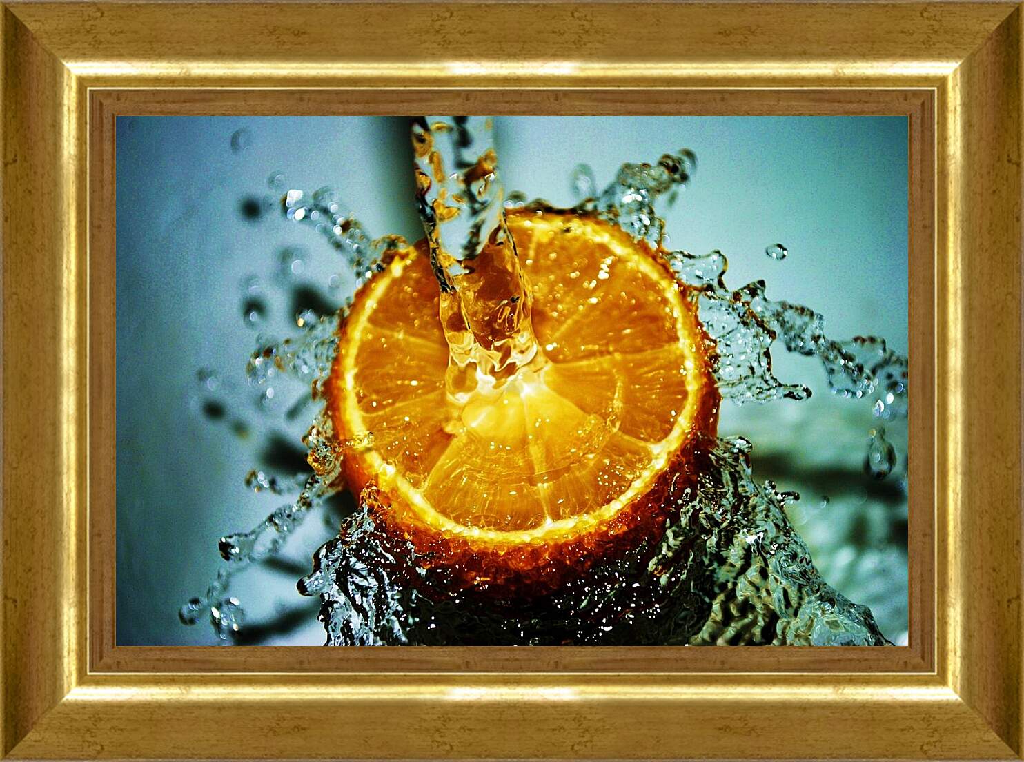 Картина в раме - Апельсин