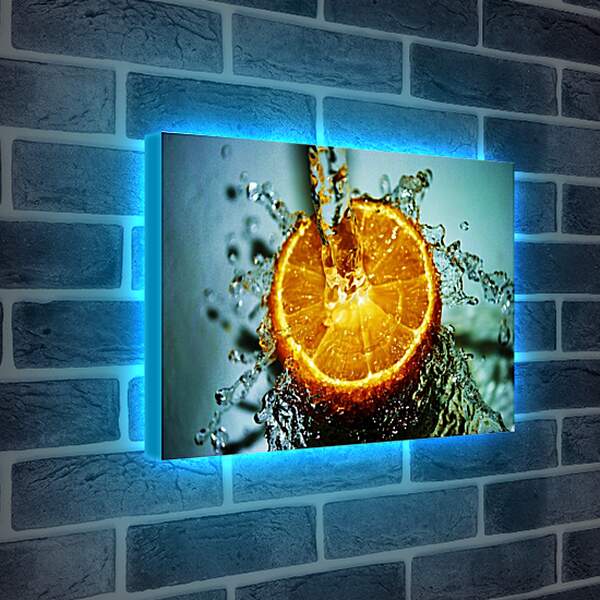 Лайтбокс световая панель - Апельсин