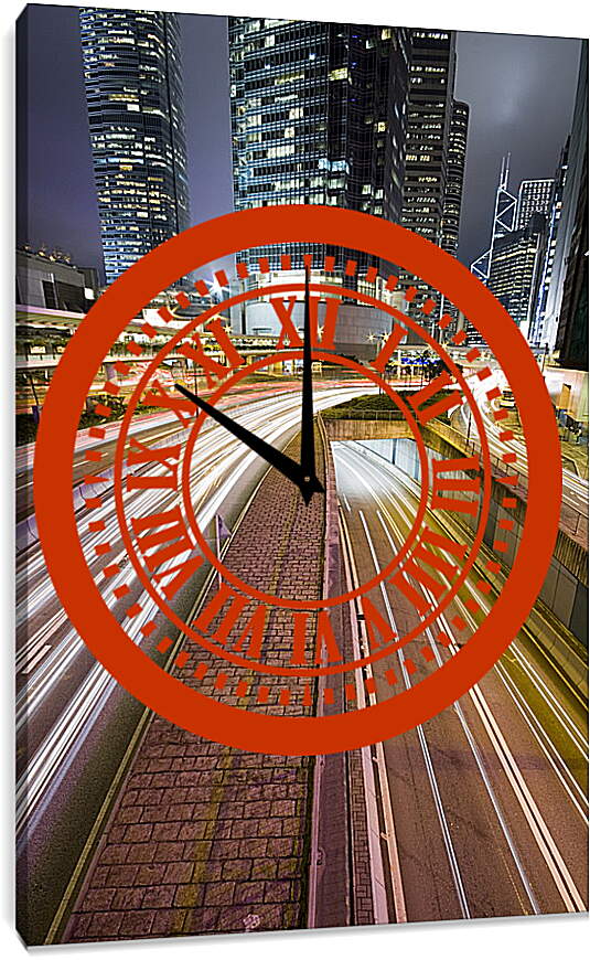 Часы картина - Гонконг
