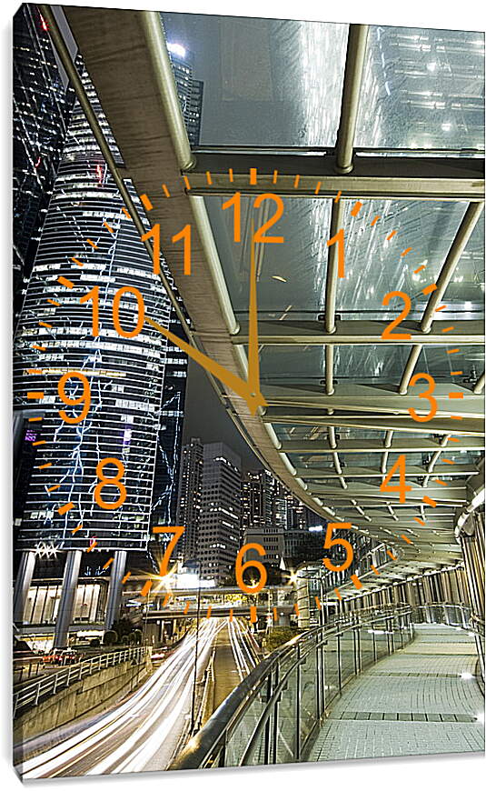 Часы картина - Гонконг