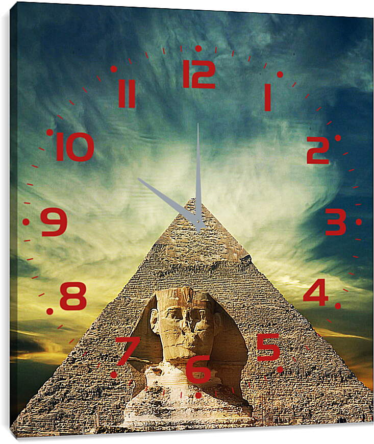 Часы картина - Сфинкс Египет
