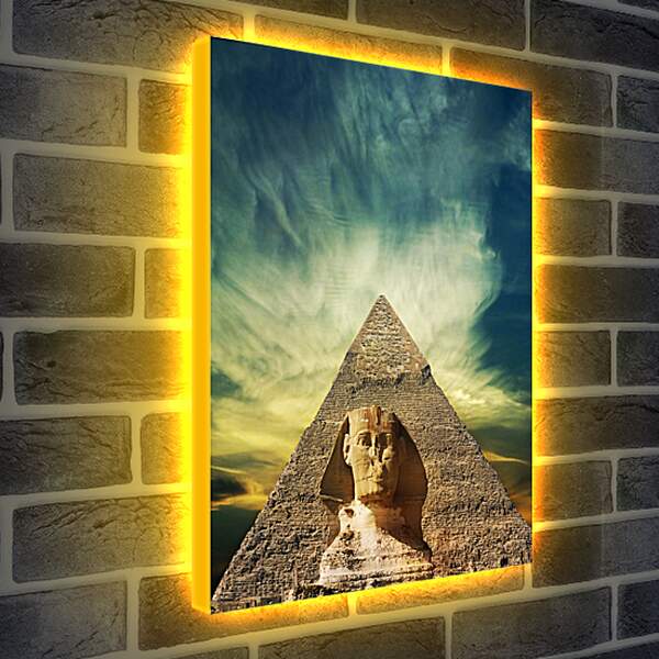Лайтбокс световая панель - Сфинкс Египет
