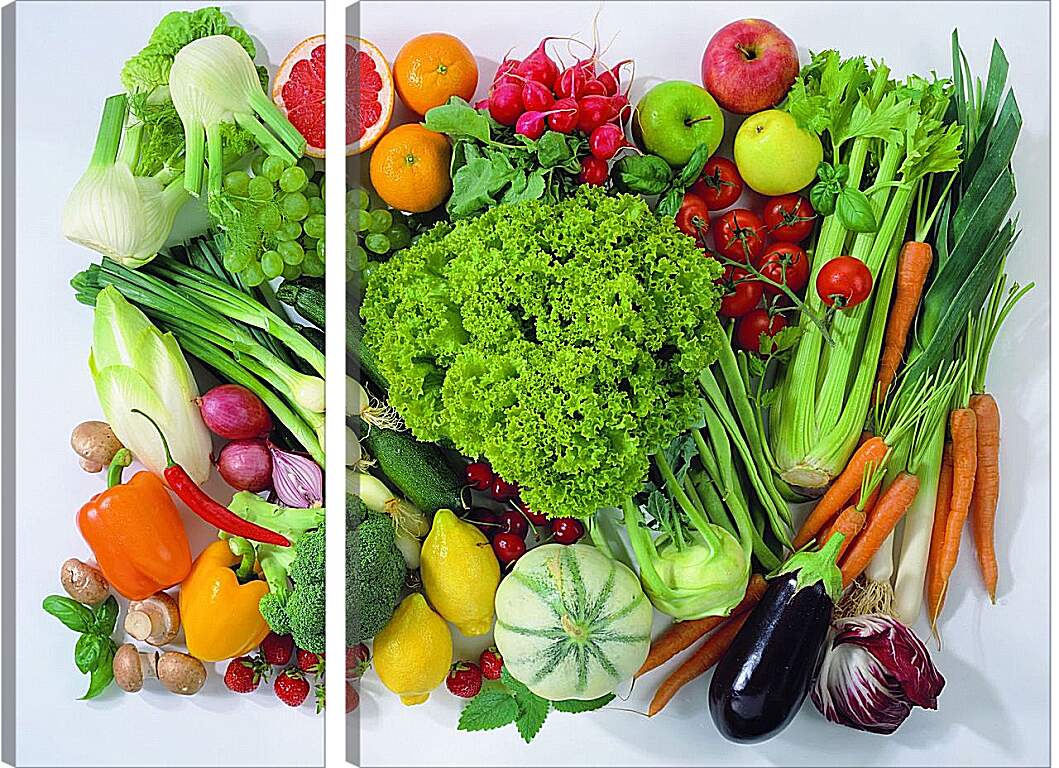 Модульная картина - Овощи