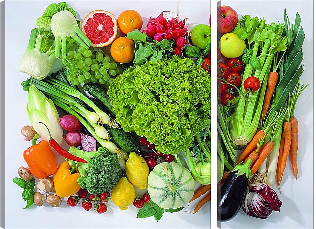 Модульная картина - Овощи