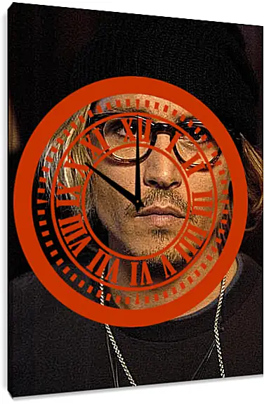 Часы картина - Johnny Depp - Джонни Депп
