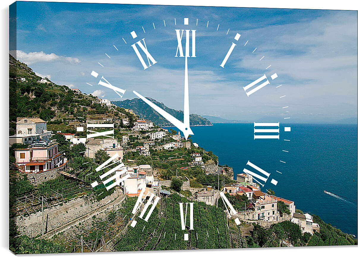 Часы картина - Италия Amalfi
