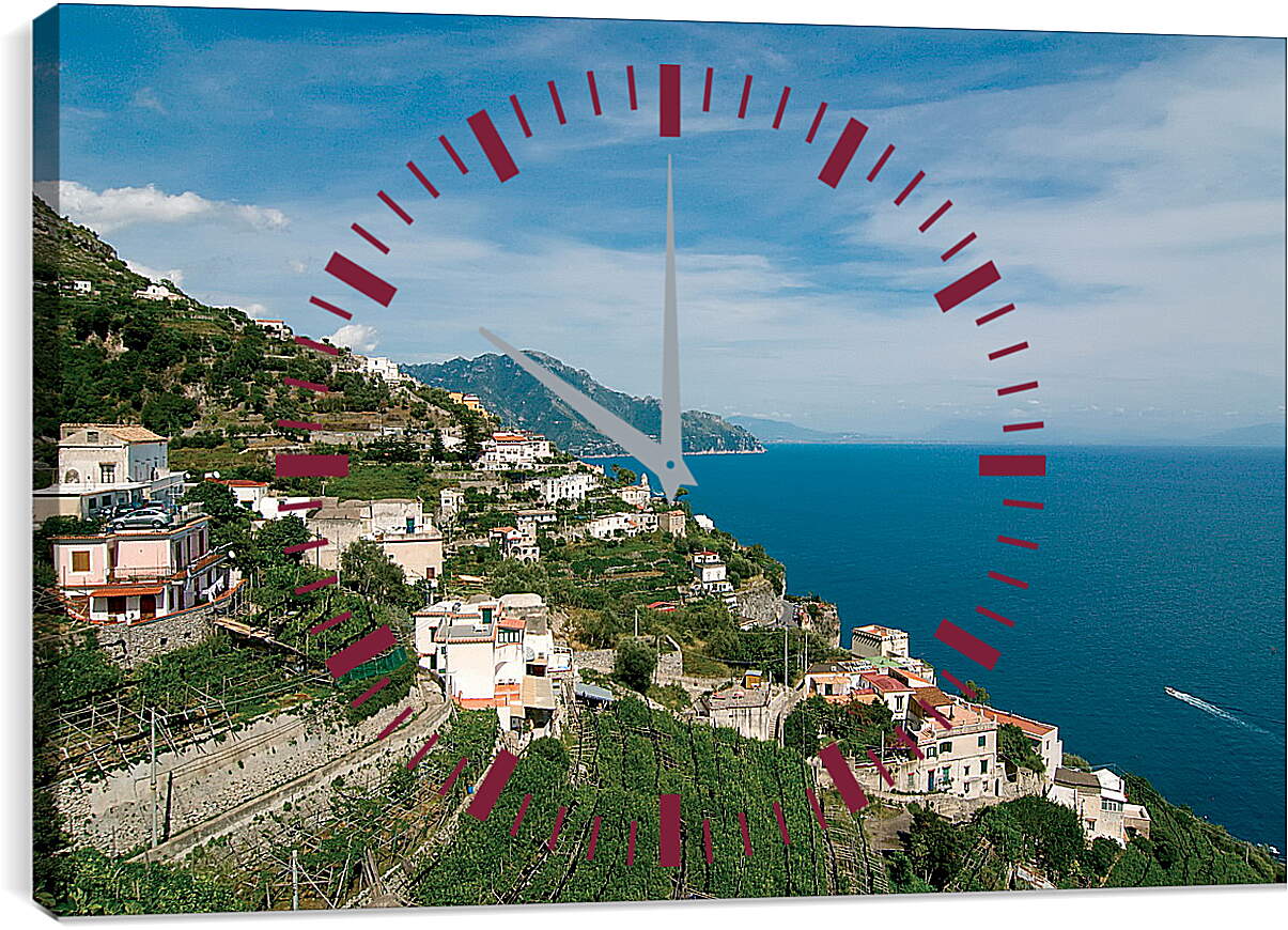 Часы картина - Италия Amalfi
