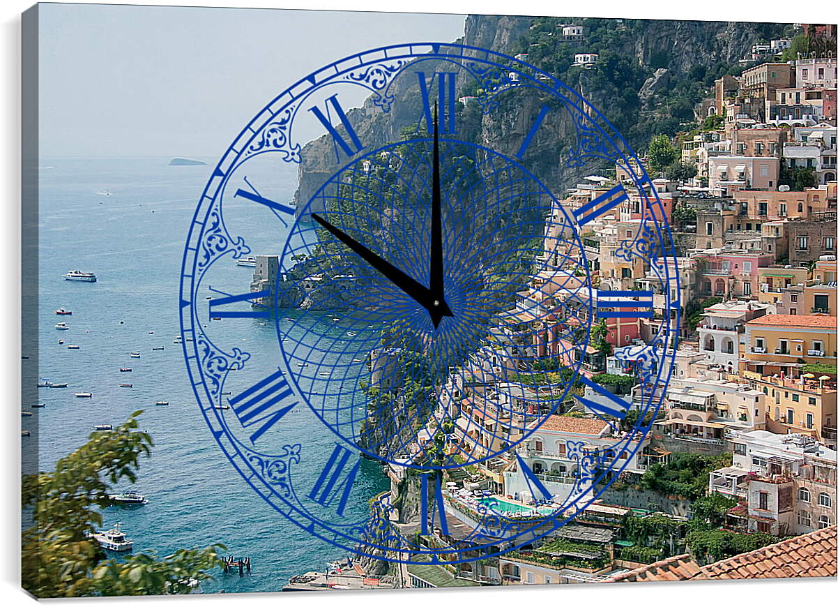 Часы картина - Amalfi Italy
