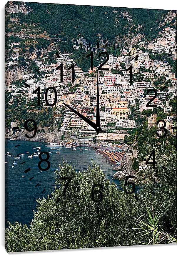 Часы картина - Amalfi Italy
