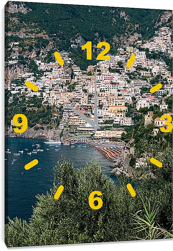 Часы картина - Amalfi Italy
