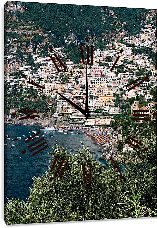 Часы картина - Amalfi Italy
