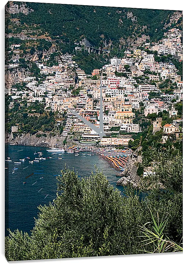 Часы картина - Amalfi Italy
