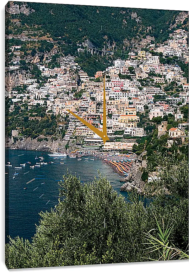 Часы картина - Amalfi Italy
