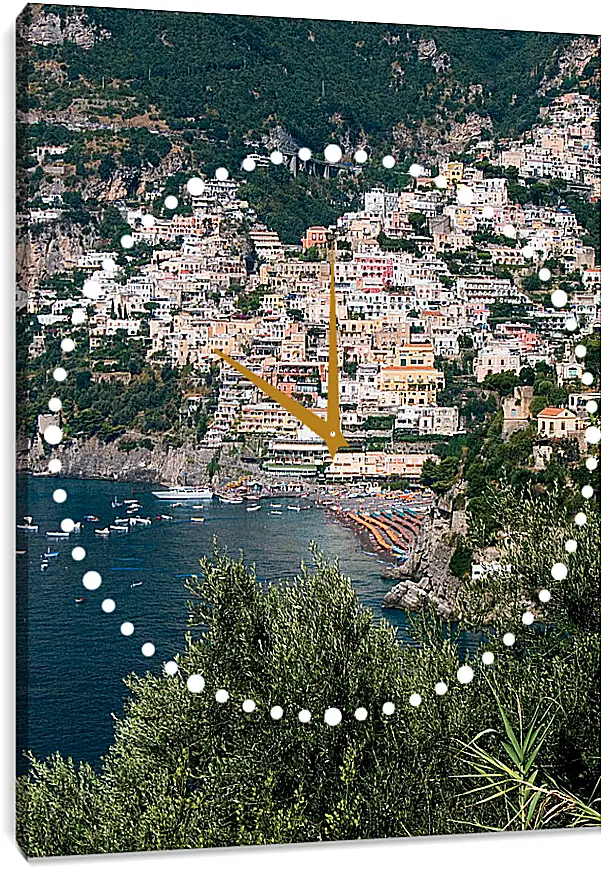 Часы картина - Amalfi Italy
