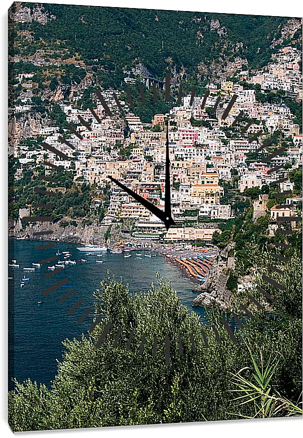 Часы картина - Amalfi Italy
